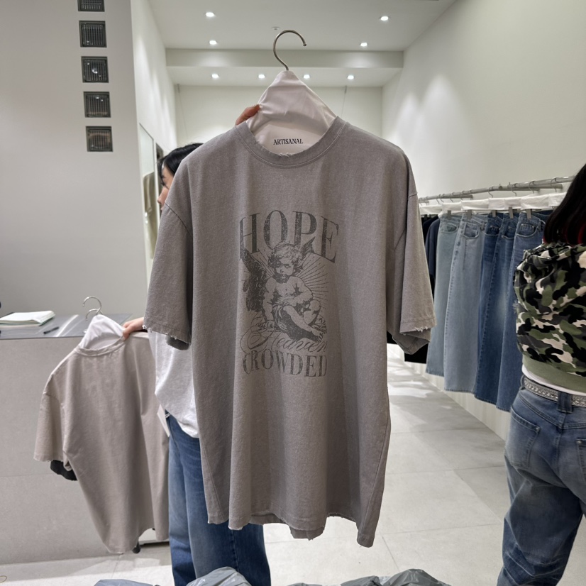 ARTISANAL韓國直郵㊣女裝新品推薦時尚25春夏休閑人氣熱賣T恤ARTISANALT恤圖色3