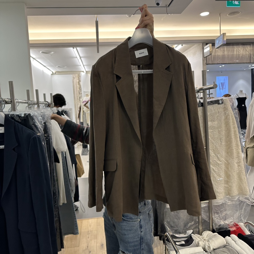 MAINT韓國直郵㊣東大門實拍女裝新品推薦時尚人氣熱賣25春夏夾克MAINT夾克圖色3