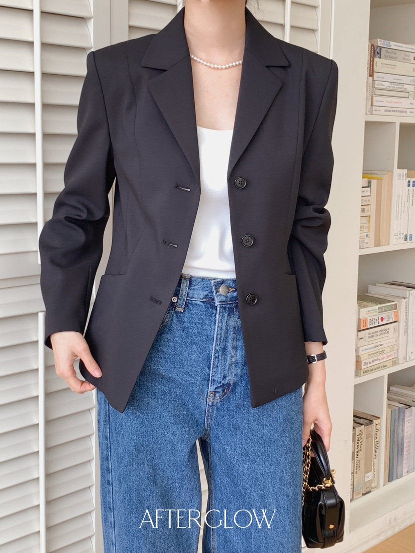 AFTERGLOW韓國㊣直郵東大門代購女裝新款熱賣時尚休閑人氣夾克AFTERGLOW夾克