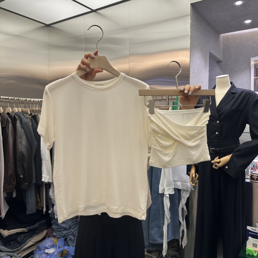 BABYTOUCH直郵韓國代購㊣女裝新品推薦休閑25春夏套裝兩件套套裝BABYTOUCH套裝圖色2