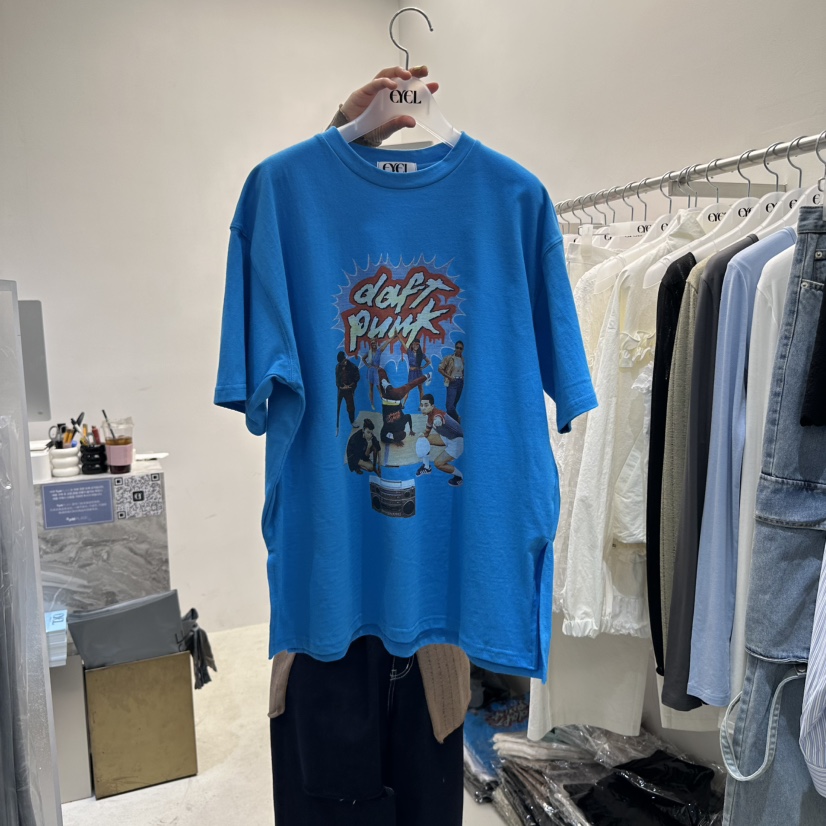 EYEL韓國㊣直郵東大門代購女裝新款時尚熱賣休閑人氣推薦T恤EYELT恤圖色3