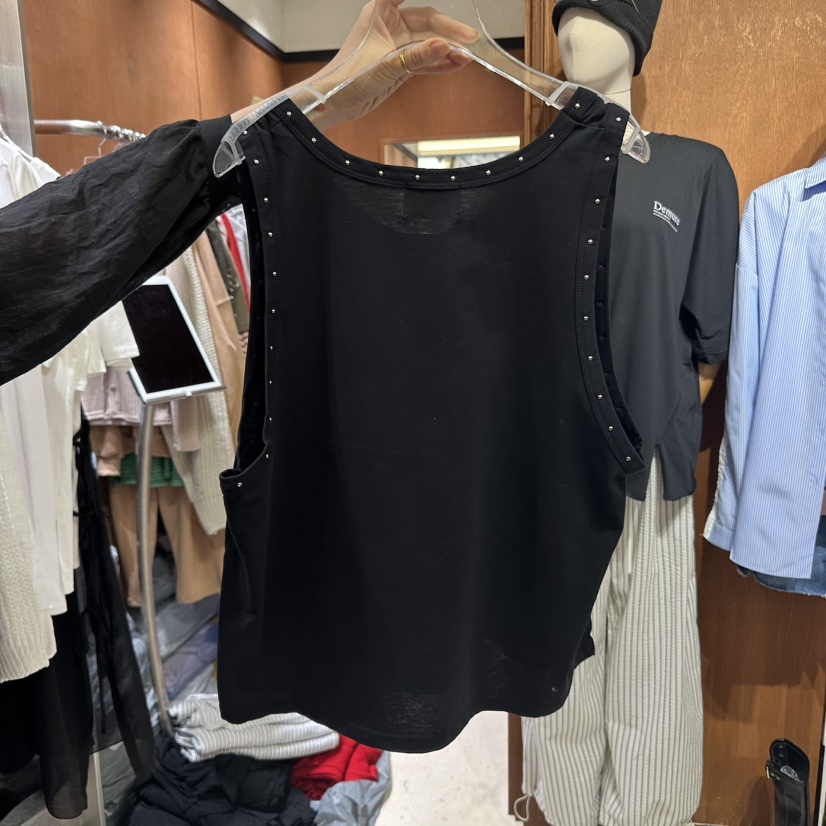 AMOUR韓國直郵㊣女裝新款推薦25春夏人氣熱賣時尚休閑吊帶背心AMOUR吊帶/背心