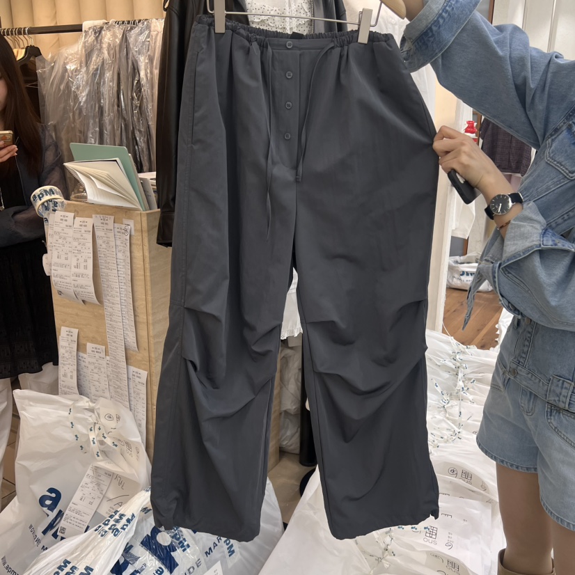 OUS/INCH-L韓國㊣直郵東大門代購女裝新款時尚25春夏休閑褲OUS/INCH休閑褲圖色2