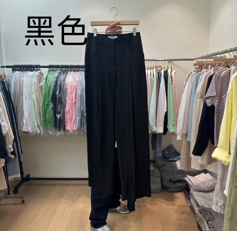 BLENDING-p直郵韓國代購㊣女裝新款休閑熱賣25春夏推薦休閑褲BLENDING休閑褲圖色2