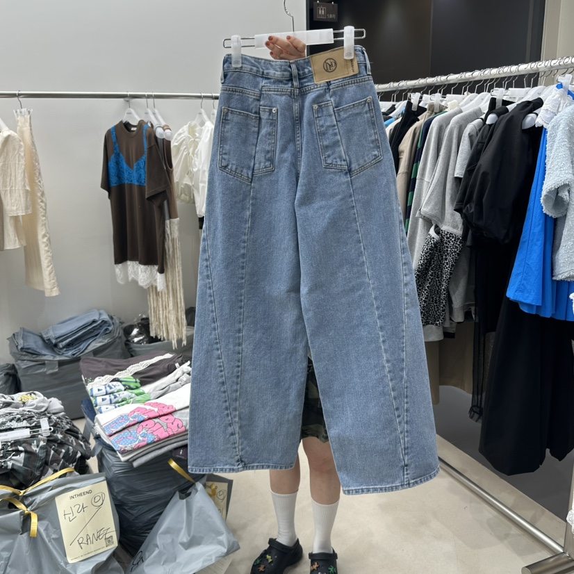 INTHEEND直郵韓國代購㊣女裝新品人氣25春夏時尚休閑牛仔褲INTHEEND牛仔褲