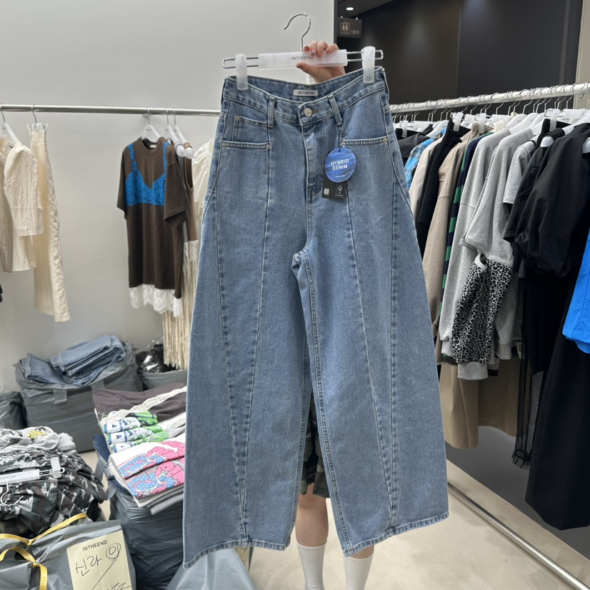 INTHEEND直郵韓國代購㊣女裝新品人氣25春夏時尚休閑牛仔褲INTHEEND牛仔褲