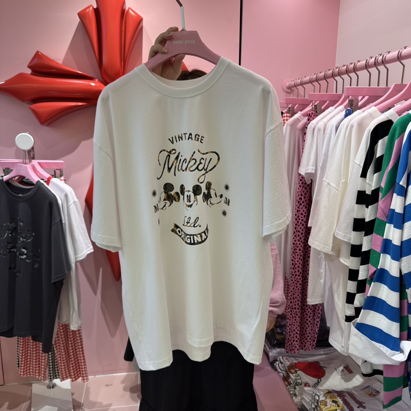 LOVE PINK韓國㊣直郵東大門代購女裝新品休閑25春夏推薦T恤鴨LOVE PINKT恤