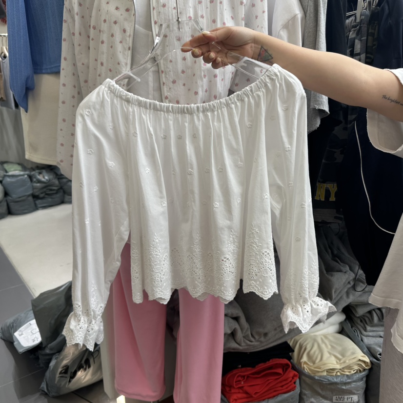 GABIZON韓國直郵㊣東大門實拍女裝新品25春夏推薦襯衫蕾絲衫GABIZON襯衫/蕾絲衫