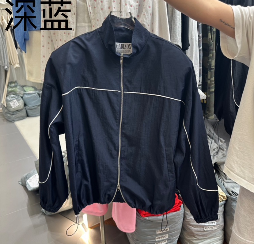 GABIZON韓國直郵㊣女裝新品時尚25春夏休閑人氣熱賣夾克連帽衫GABIZON夾克