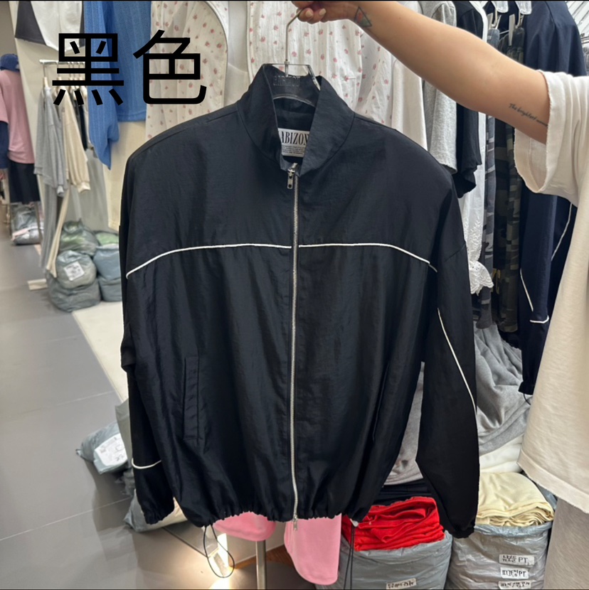 GABIZON韓國直郵㊣女裝新品時尚25春夏休閑人氣熱賣夾克連帽衫GABIZON夾克圖色2