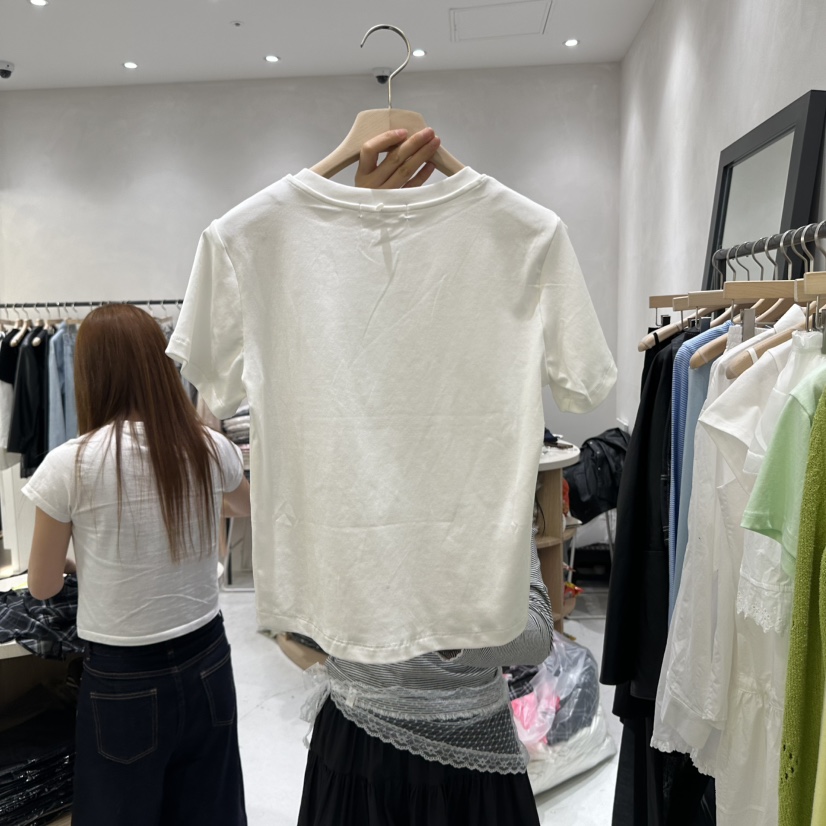 AURA韓國㊣直郵東大門代購女裝新款休閑熱賣時尚推薦25春夏T恤Au raT恤