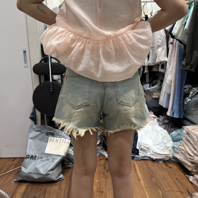 BERTHA直郵韓國代購㊣女裝新品休閑人氣推薦時尚熱賣25春夏短褲BERTHA短褲