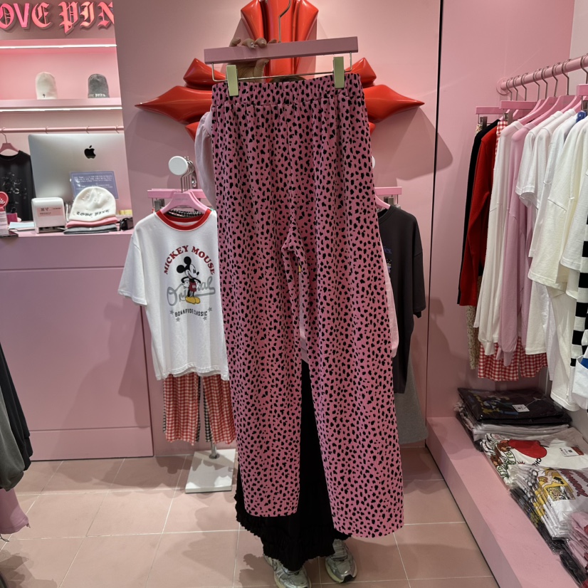 LOVE PINK直郵韓國代購㊣女裝新款推薦時尚人氣熱賣休閑褲LOVE PINK休閑褲