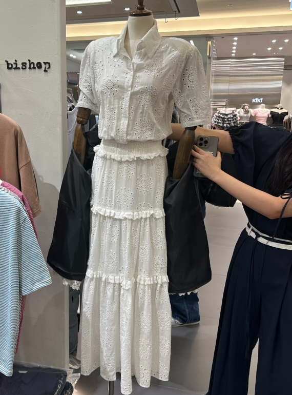 BISHOP韓國㊣直郵東大門代購女裝新品時尚人氣休閑25春夏連衣裙b#/BISHOP連衣裙