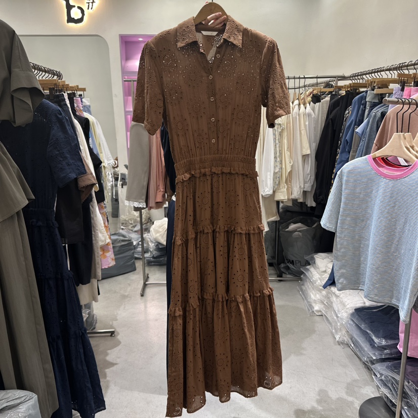 BISHOP韓國㊣直郵東大門代購女裝新品時尚人氣休閑25春夏連衣裙b#/BISHOP連衣裙圖色2