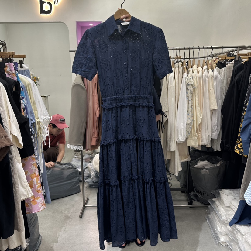 BISHOP韓國㊣直郵東大門代購女裝新品時尚人氣休閑25春夏連衣裙b#/BISHOP連衣裙圖色3