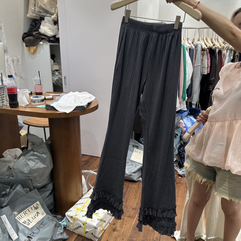 BERTHA韓國㊣直郵東大門代購女裝新品時尚休閑25春夏休閑褲BERTHA休閑褲圖色2
