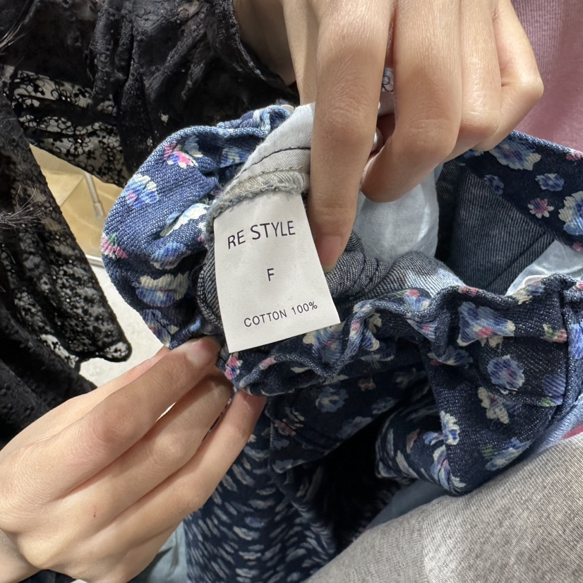 RE STYLE-Q直郵韓國代購㊣女裝新品25春夏熱賣休閑休閑褲RE STYLE休閑褲