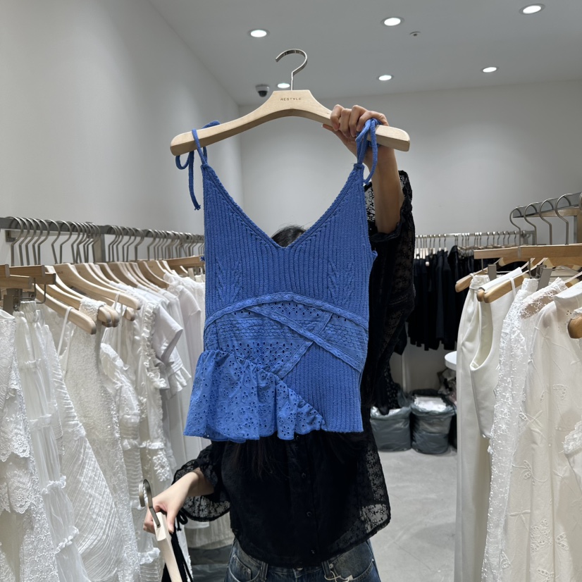 RE STYLE-Q韓國㊣直郵東大門代購女裝新款休閑人氣吊帶背心RE STYLE吊帶/背心