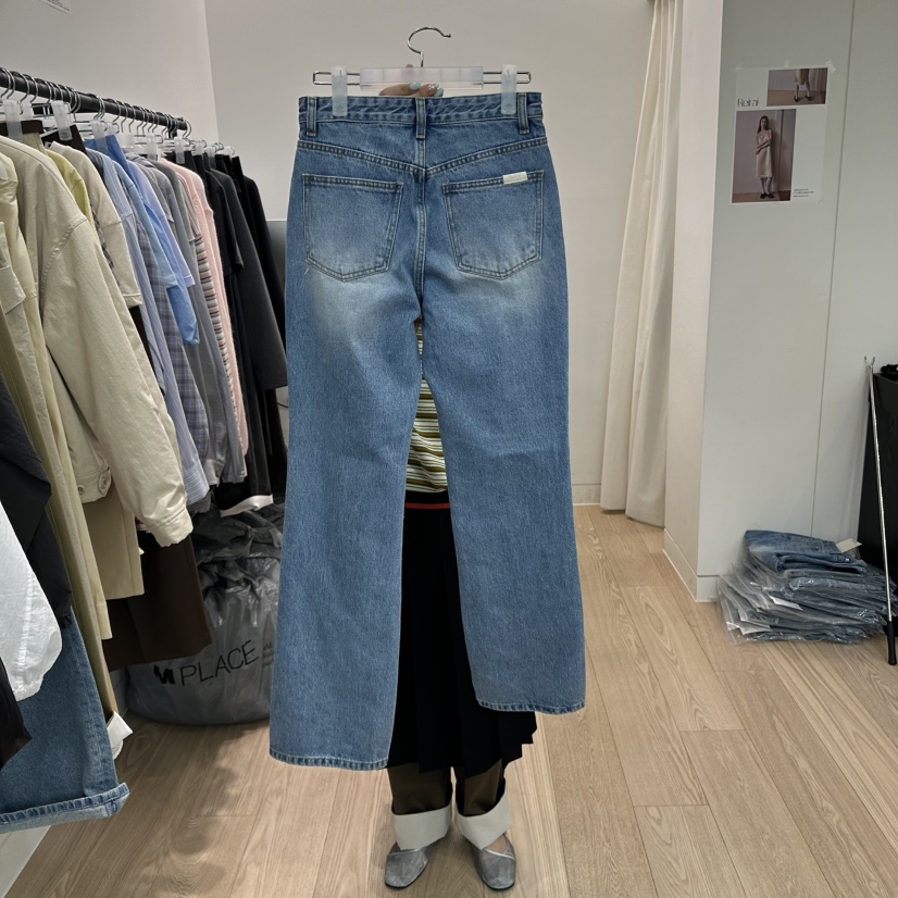 REIRAI韓國㊣直郵東大門代購女裝新款25春夏時尚推薦牛仔褲Reirai牛仔褲