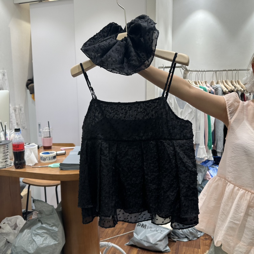 BERTHA韓國直郵㊣東大門實拍女裝新品推薦25春夏吊帶背心含頭飾BERTHA吊帶/背心圖色2