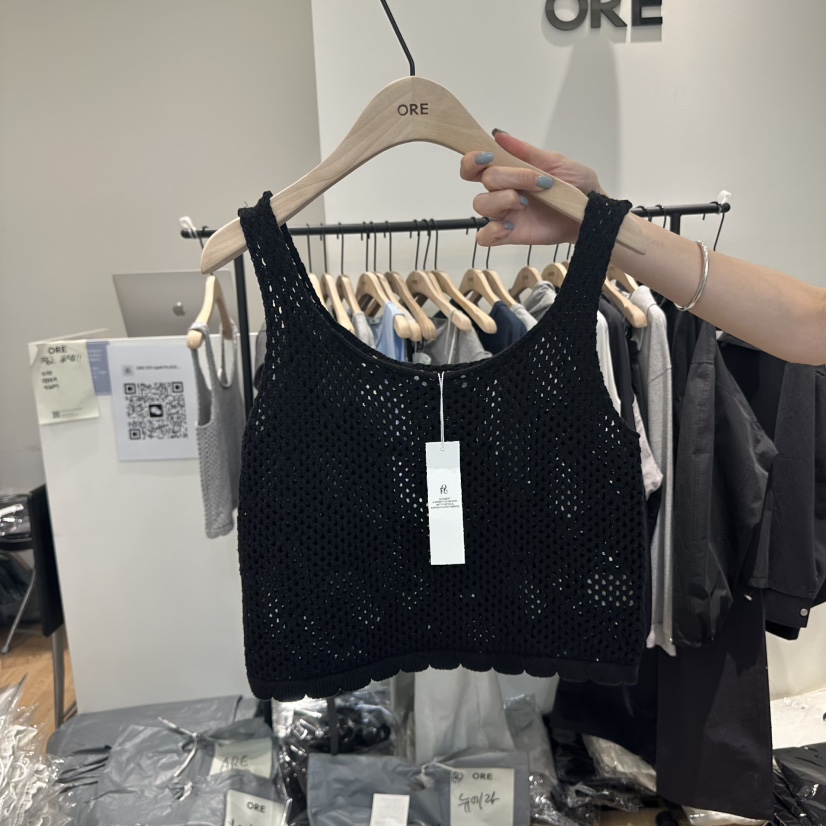 ORE-P韓國㊣直郵東大門代購女裝新品推薦25春夏吊帶背心緊身ORE吊帶/背心圖色3