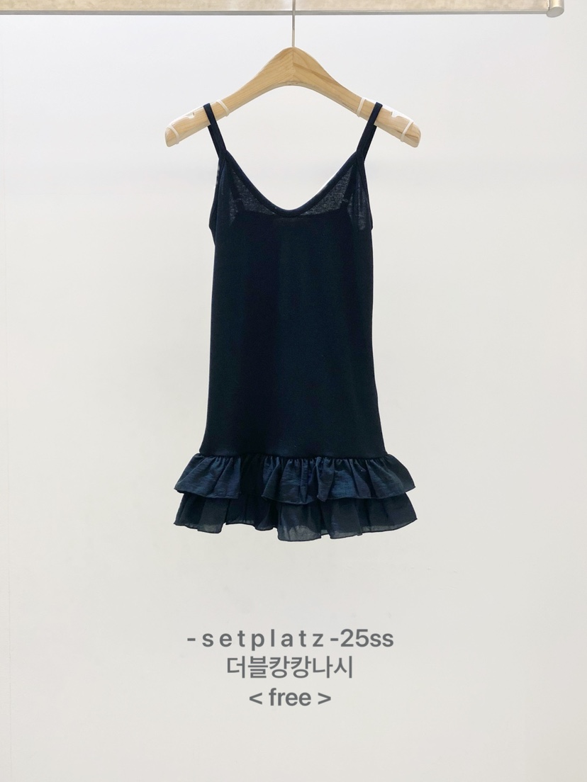 SETPLATZ韓國㊣直郵東大門代購女裝新品休閑熱賣25春夏吊帶背心PLATZCLASSIC吊帶/背心圖色5