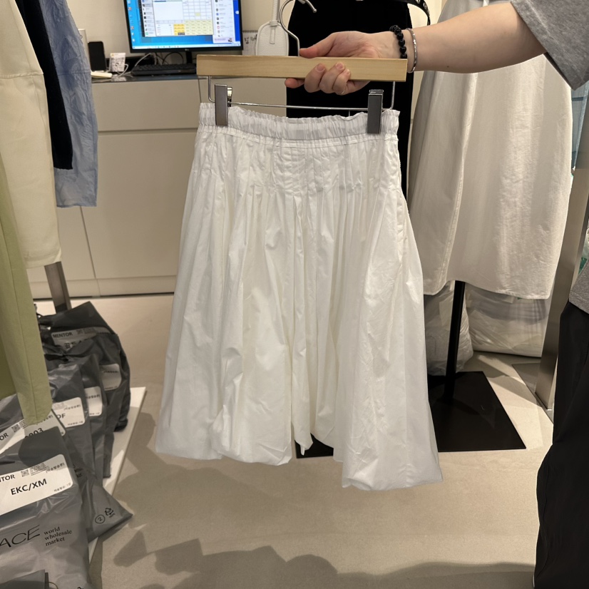 MENTOR韓國㊣直郵東大門代購女裝新品時尚25春夏半身裙中短裙MENTOR半身裙/中短裙