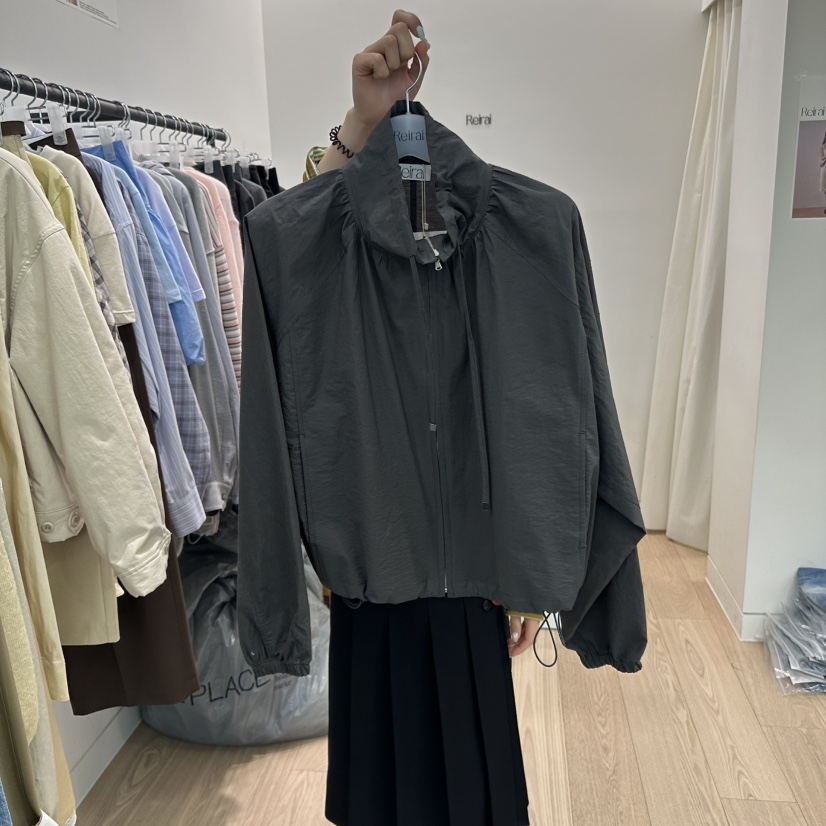 REIRAI直郵韓國代購㊣女裝新款熱賣休閑時尚25春夏推薦夾克Reirai夾克圖色3
