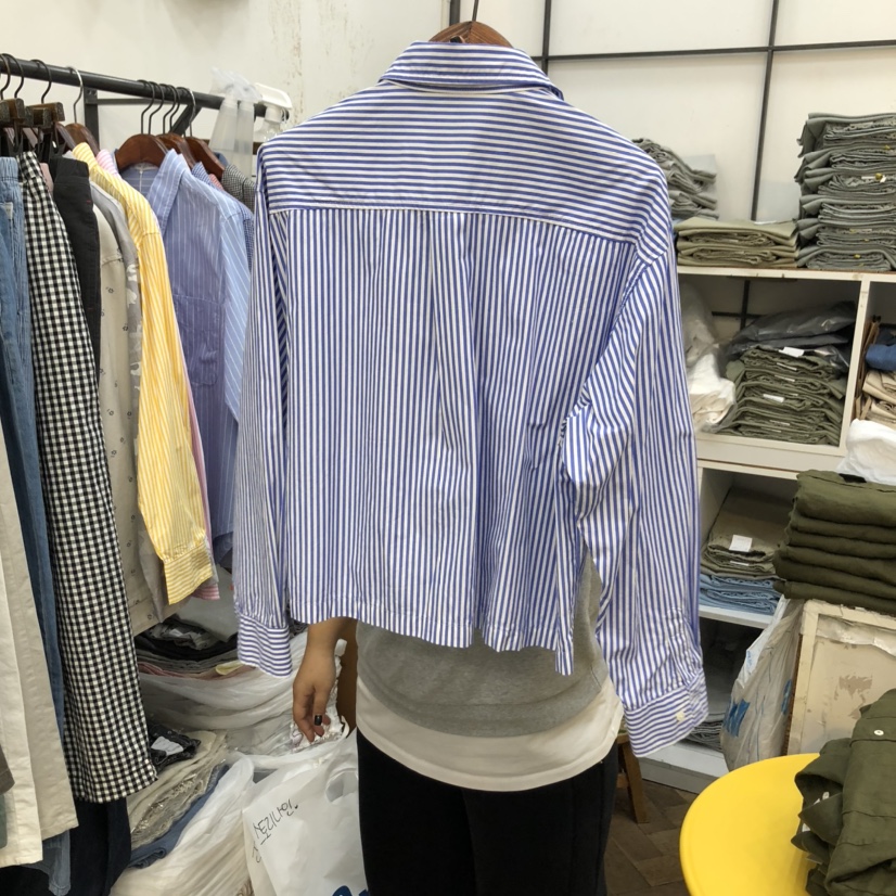 DELI JENNY直郵韓國代購㊣女裝新款25春夏人氣推薦襯衫蕾絲衫THERE襯衫/蕾絲衫