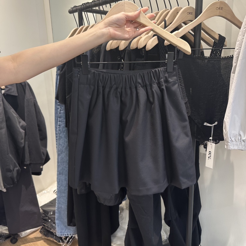 ORE-P韓國直郵㊣東大門實拍女裝新品休閑熱賣人氣時尚短裙ORE短裙