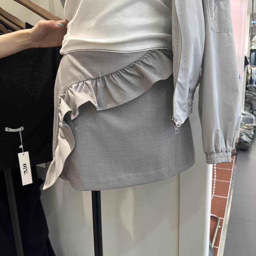 ORE-P韓國直郵㊣東大門實拍女裝新品休閑熱賣人氣時尚短裙ORE短裙