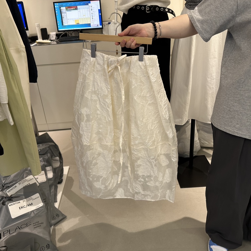 MENTOR韓國㊣直郵東大門代購女裝新品熱賣25春夏半身裙中短裙MENTOR半身裙/中短裙圖色2