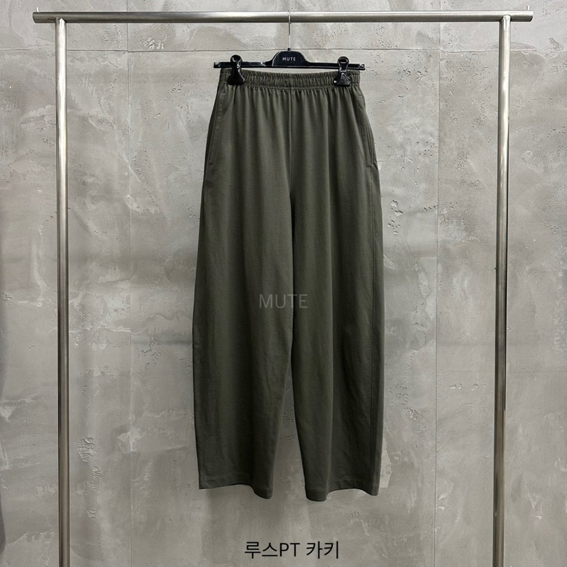 MUTE-P韓國㊣直郵東大門代購女裝新品25春夏熱賣休閑休閑褲MUTE休閑褲圖色5