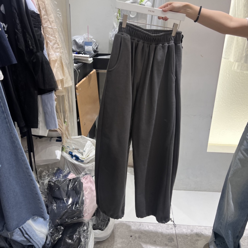 TYCHE韓國直郵㊣東大門實拍女裝新款熱賣休閑人氣25春夏休閑褲TYCHE休閑褲圖色2