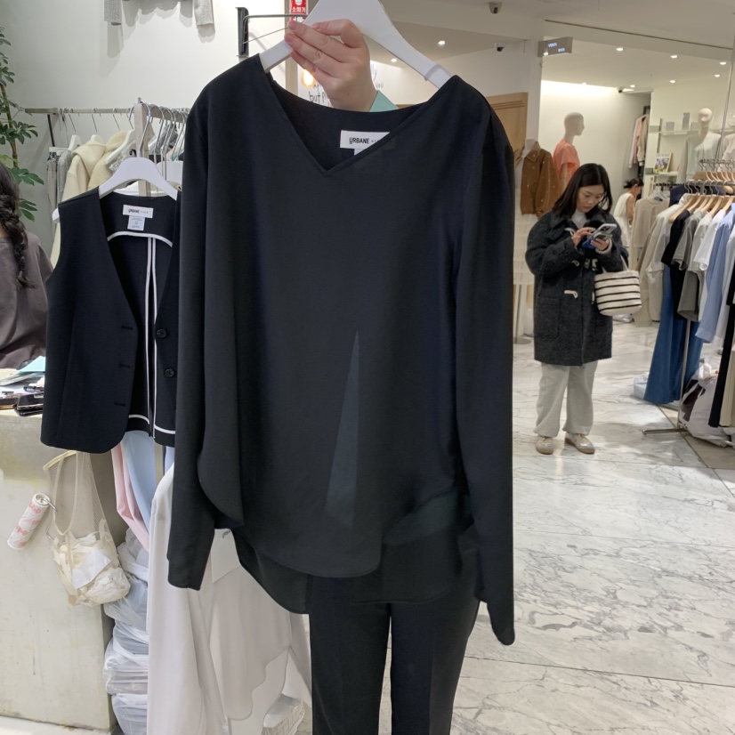 URBANE cloth韓國直郵㊣東大門實拍女裝新品熱賣襯衫蕾絲衫URBANE cloth襯衫/蕾絲衫圖色3