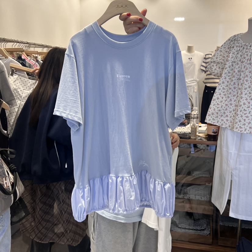 TAN&COMO韓國㊣直郵東大門代購女裝新款時尚熱賣25春夏T恤tan-COMOT恤圖色2