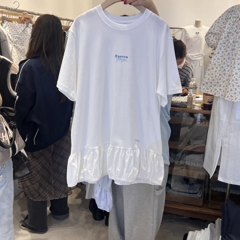 TAN&COMO韓國㊣直郵東大門代購女裝新款時尚熱賣25春夏T恤tan-COMOT恤圖色3