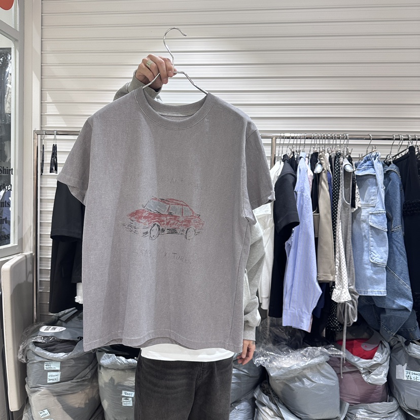 BRICKLANE韓國直郵㊣女裝新款25春夏推薦熱賣人氣休閑時尚T恤BRICKLANET恤圖色3