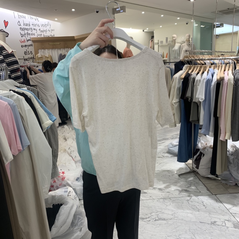URBANE cloth韓國直郵㊣女裝新款人氣時尚休閑熱賣25春夏T恤URBANE clothT恤