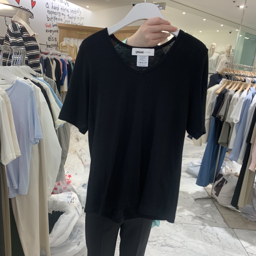 URBANE cloth韓國直郵㊣女裝新款人氣時尚休閑熱賣25春夏T恤URBANE clothT恤圖色5
