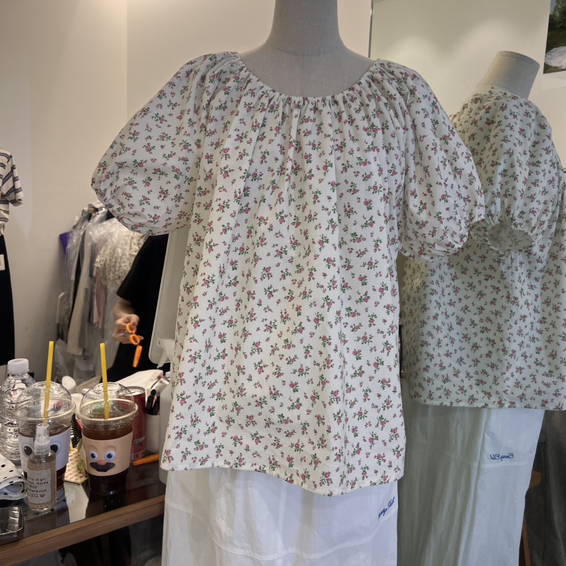 TAN&amp;COMO韓國直郵㊣東大門實拍女裝新款熱賣襯衫蕾絲衫tan-COMO襯衫/蕾絲衫圖色1