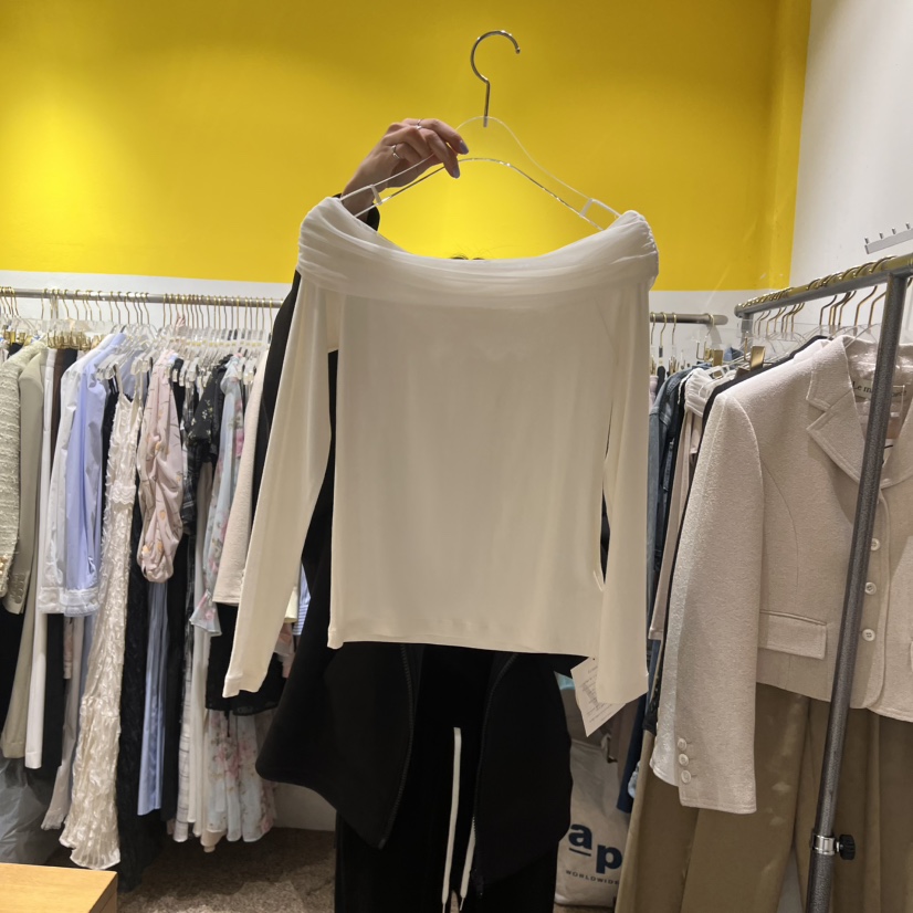 LE MASTERPLACE韓國直郵㊣女裝新品25春夏休閑推薦長袖T恤Le masterpiece長袖T恤