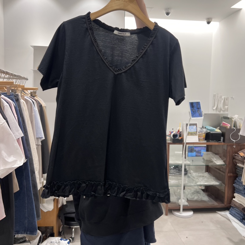 ANN MARGRET韓國㊣直郵東大門代購女裝新款時尚T恤GRETA.YT恤圖色3
