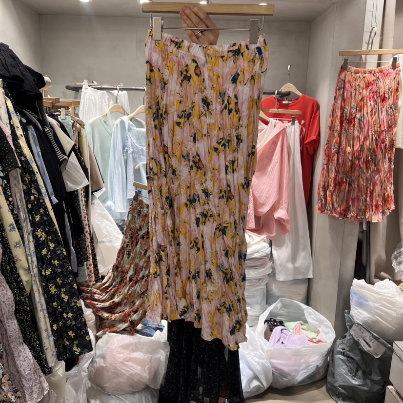 LOGROAD韓國㊣直郵東大門代購女裝新款人氣時尚半身裙中短裙LOG ROAD半身裙/中短裙