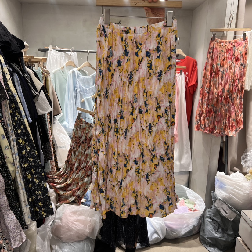 LOGROAD韓國㊣直郵東大門代購女裝新款人氣時尚半身裙中短裙LOG ROAD半身裙/中短裙圖色1