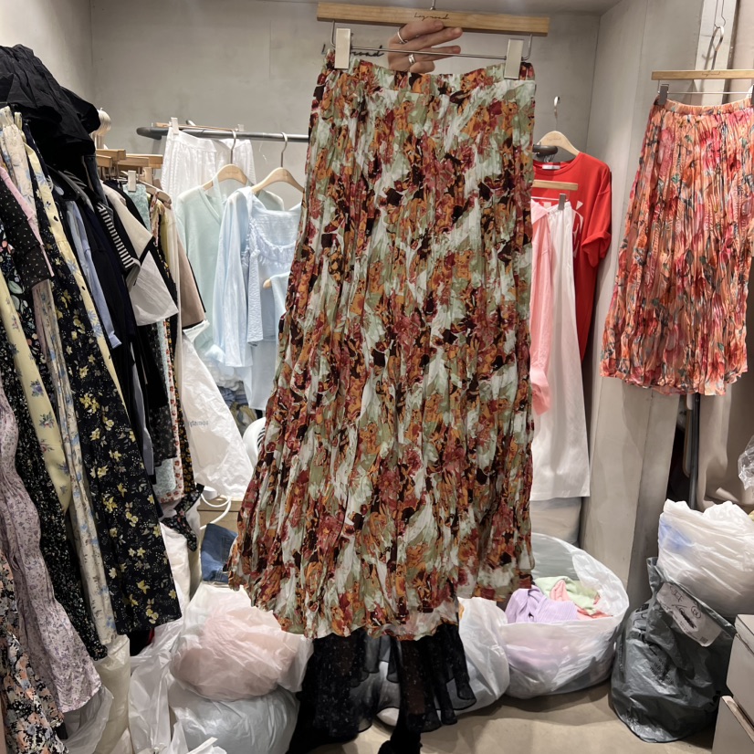 LOGROAD韓國㊣直郵東大門代購女裝新款人氣時尚半身裙中短裙LOG ROAD半身裙/中短裙圖色2