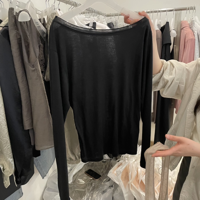 CREAM VILLA韓國㊣直郵東大門代購女裝新品推薦長袖T恤鵝CREAMVILLA長袖T恤圖色3