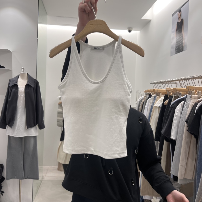 ANN MARGRET韓國㊣直郵東大門代購女裝新品推薦吊帶背心GRETA.Y吊帶/背心圖色2