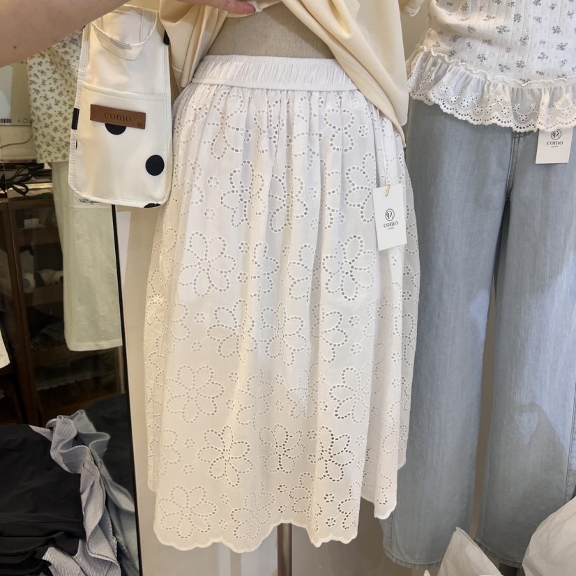 TAN&amp;COMO韓國㊣直郵東大門代購女裝新品人氣半身裙中短裙tan-COMO半身裙/中短裙圖色1